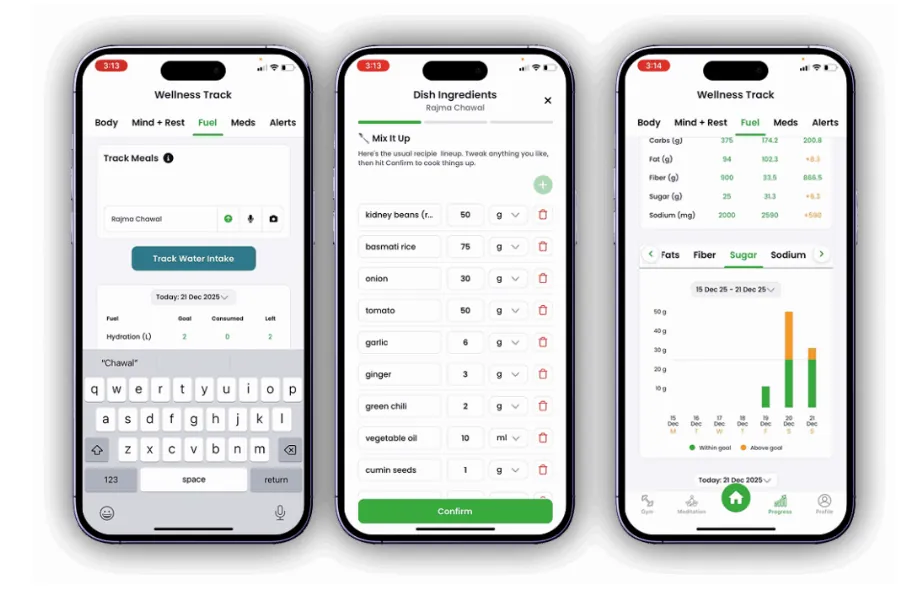 WellVantage — AI-powered meal logging and smart nutrition tracking